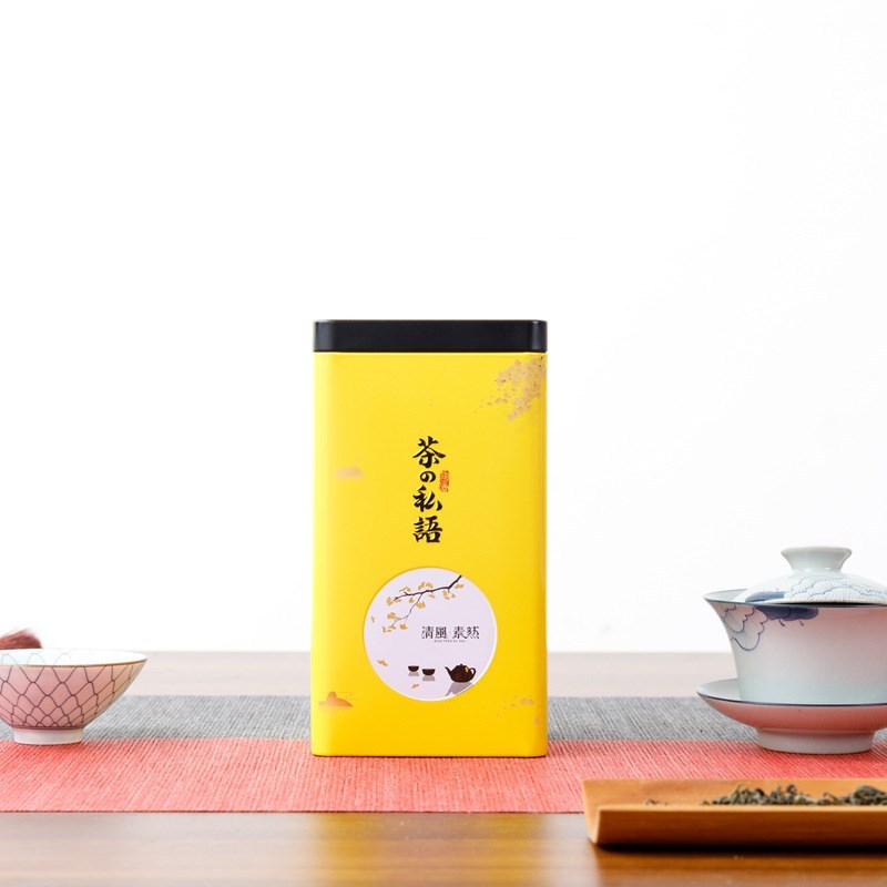 General metal tin tea caddy