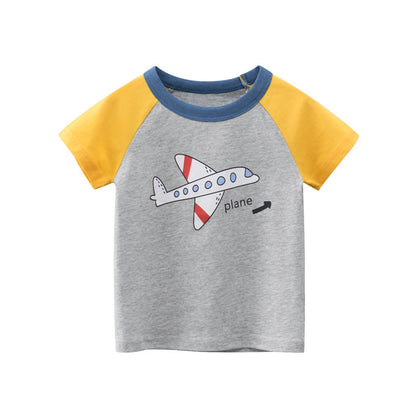 New Children's Clothing Children's Short-Sleeved T-Shirt Boys Half-Sleeved Clothes