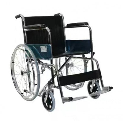 Foldable Lightweight Wheelchair For Seniors With A Built-in Commode