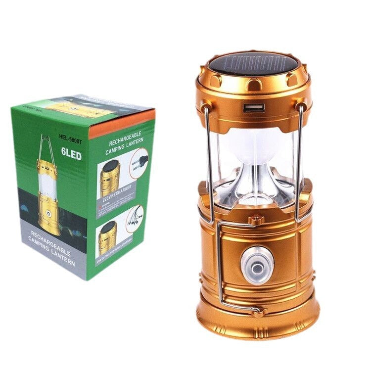 Solar Multi-functional Portable Horse Outdoor Emergency Tent Night Market Lighting Stall Camping Lamp