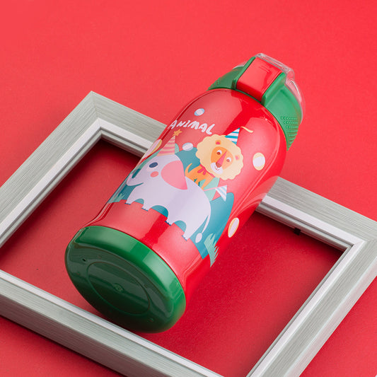 Smart children's thermos cup and straw pot