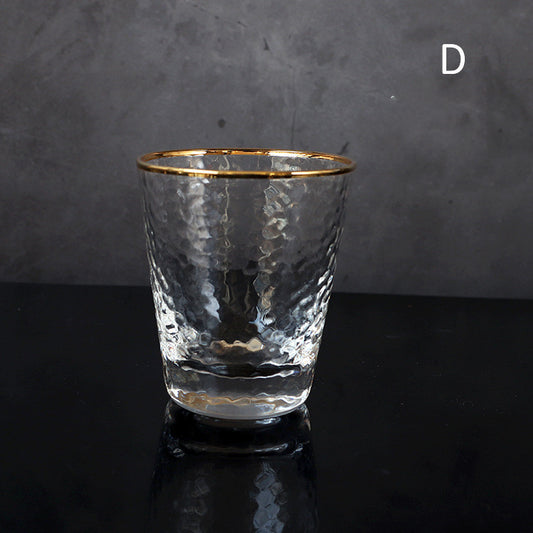 Heat-resistant hammer grain glass