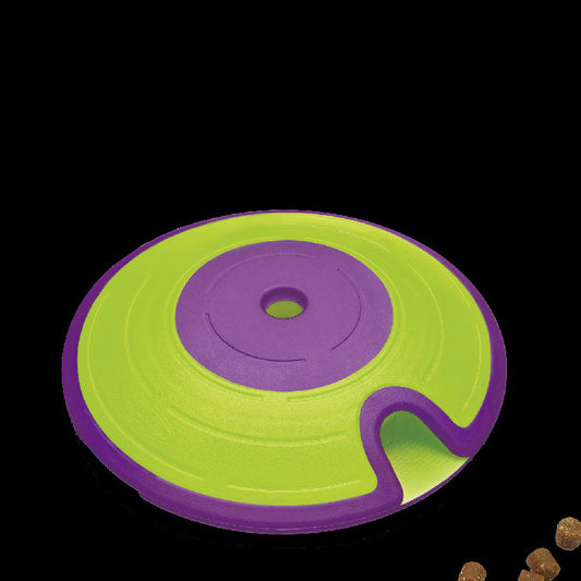 Flying saucer food spiller pet educational toys
