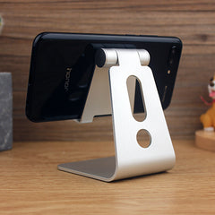Aluminum cell phone stand