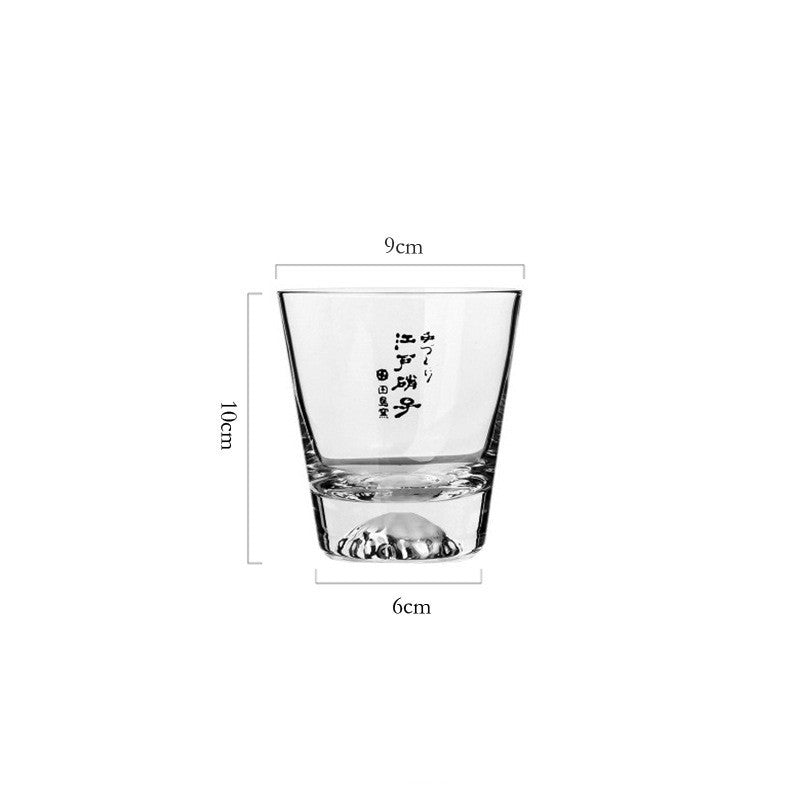 Crystal Glass Transparent Breakfast Milk Home Mountain Cup