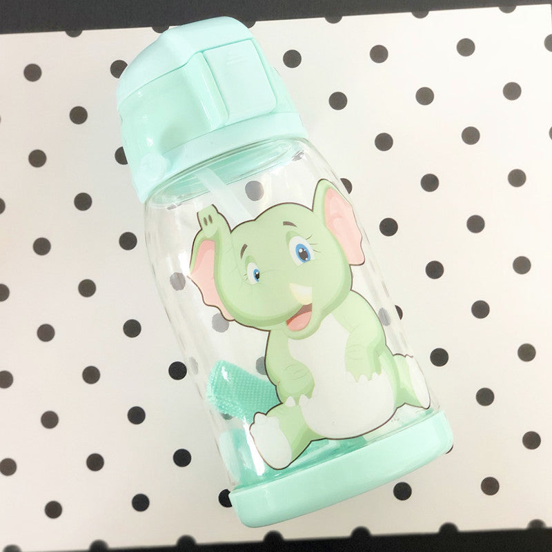 Animal cartoon drinking straw sealed drinking cup