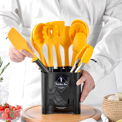 Storage Square Bucket Silicone Kitchenware Set Kitchen Cooking Tools