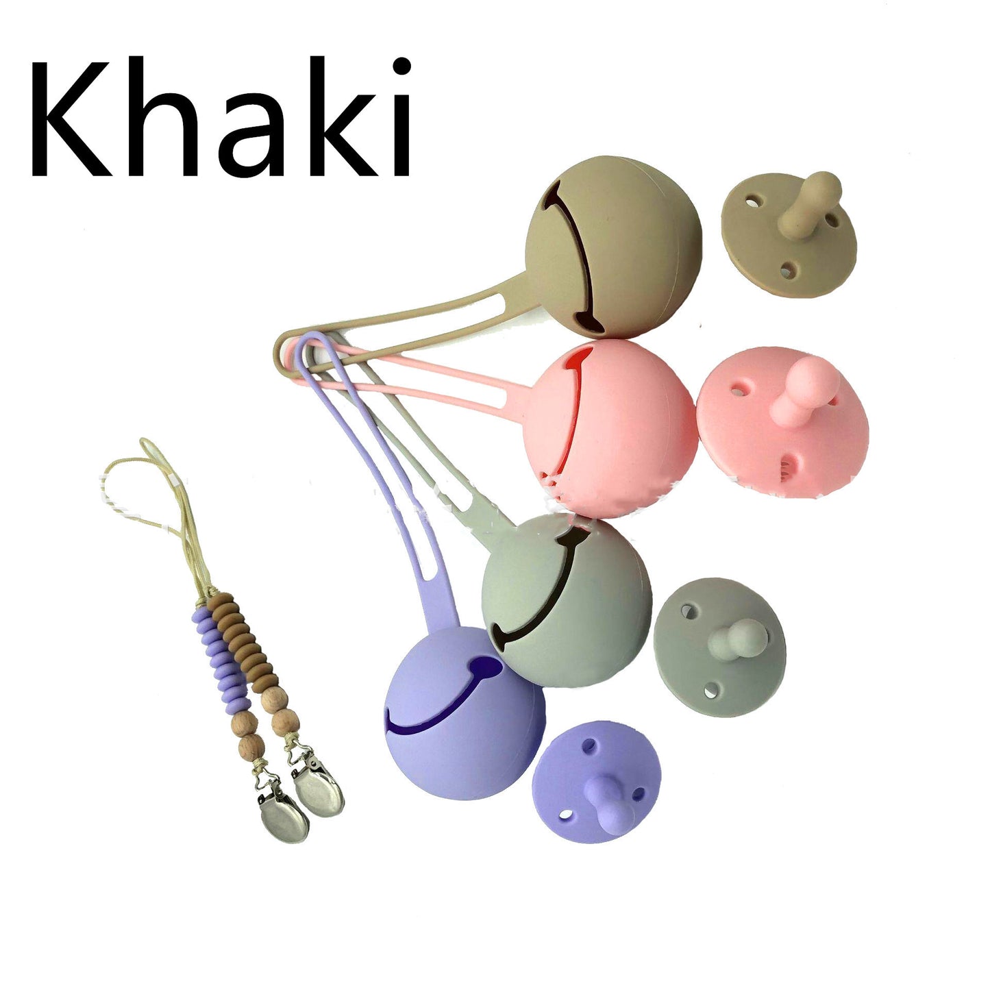 Nipple Storage Bag With Lanyard Teether Comfort Chain