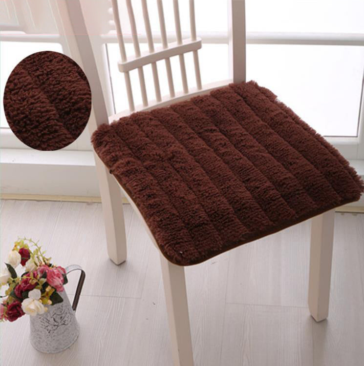 Four Seasons General Plush Chair Cushion Non-slip Office