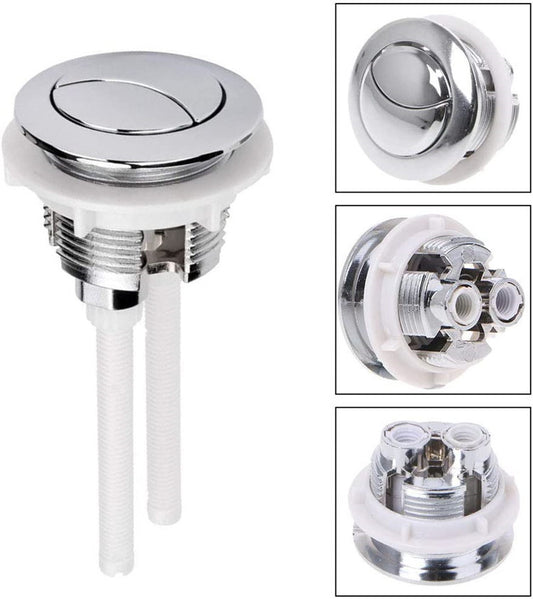 Toilet Tank Accessories One-Piece Toilet Round Double Button Toilet Button