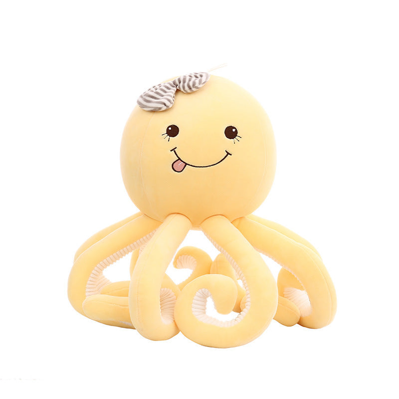 Cute Stuffed Fish Toy Plushed Octopus Doll Soft Colorful Octopus Plush Toys Funny Faces Gift Sending