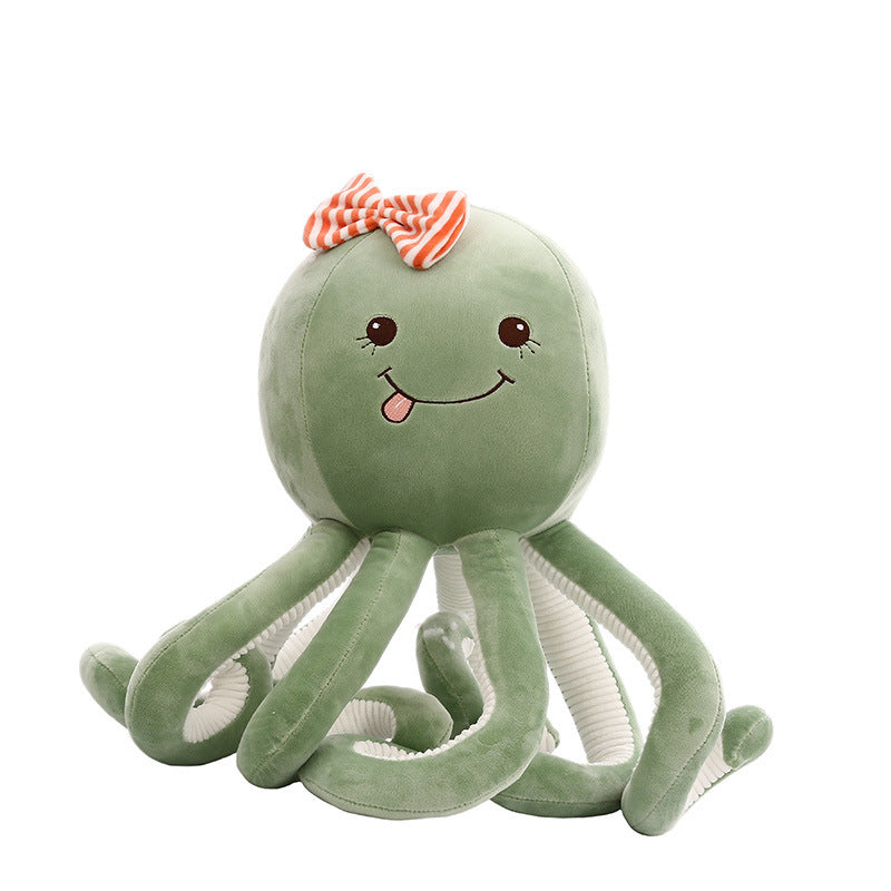 Cute Stuffed Fish Toy Plushed Octopus Doll Soft Colorful Octopus Plush Toys Funny Faces Gift Sending