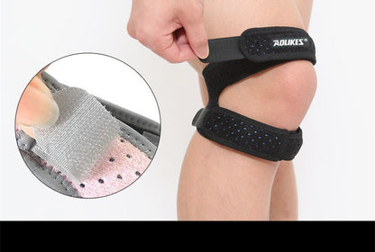 Sports Silicone Patella Belt Compression Protection Patella Running Mountaineering Breathable Basketball Knee Pads