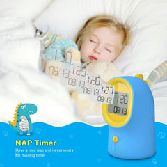 Bedside Night Light LED Display Electronic Alarm Clock