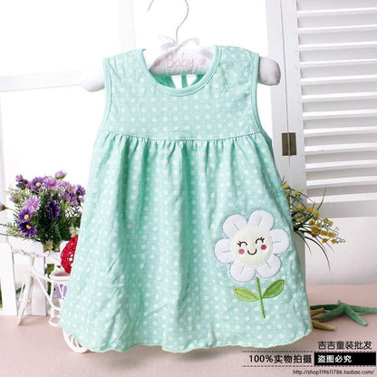 Girls Baby Dress Girls Summer Vest Princess Skirt Suspender Skirt Baby Children's Clothing Wholesale