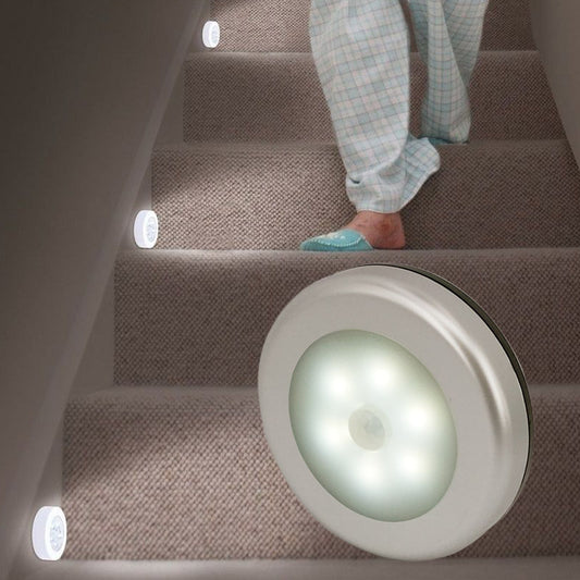Induction Light Control Mini Night Light Battery Infrared Sensor Light Aisle Corridor Wardrobe Light