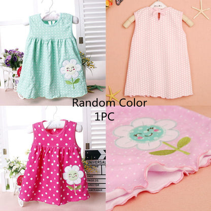 Girls Baby Dress Girls Summer Vest Princess Skirt Suspender Skirt Baby Children's Clothing Wholesale