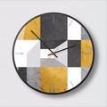 Clock Geometry Fashion Wall Clock Modern Minimalist Nordic Style Clock Home Office General Decorative Wall Clock