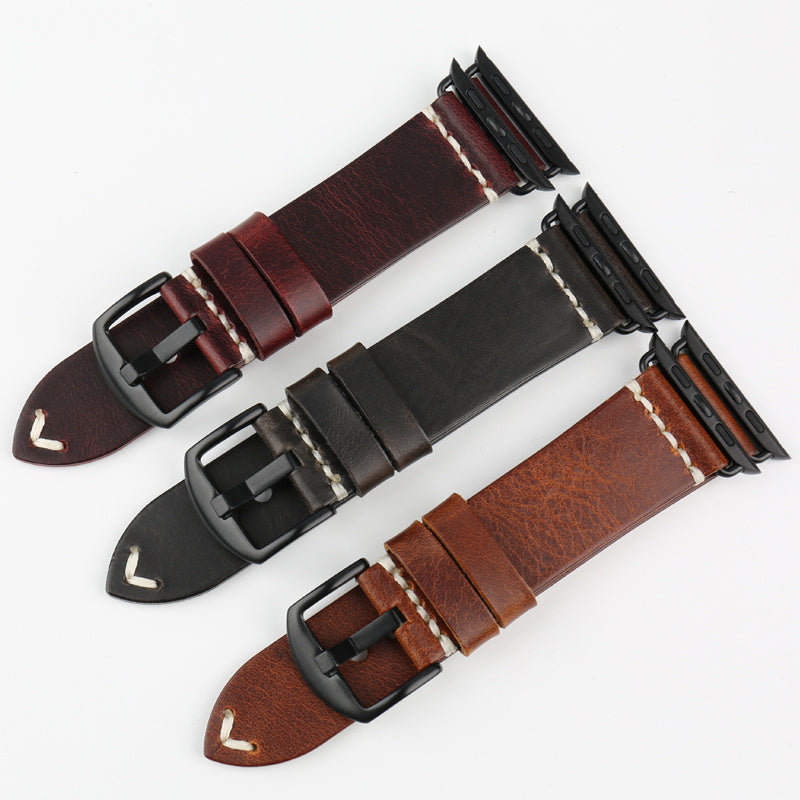 Accessories leather watch belt