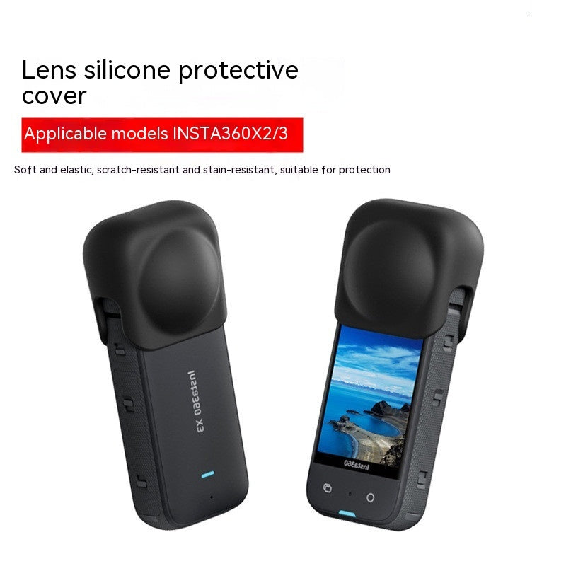 Universal Silicone Lens Protective Sleeve Panoramic Camera Protective Cover Accessories