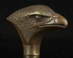 Bronze eagle head faucet cane head