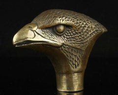 Bronze eagle head faucet cane head