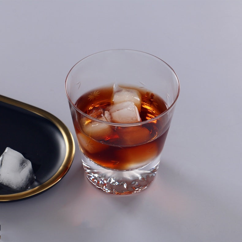 Crystal Glass Transparent Breakfast Milk Home Mountain Cup