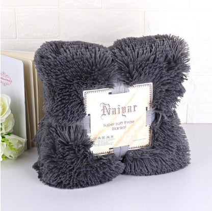 Super Soft Long Shaggy Fuzzy Fur Faux Fur Warm Elegant Cozy With Fluffy Sherpa Throw Blanket winter blankets for beds