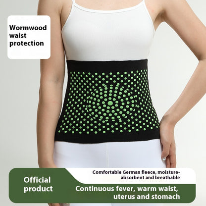 Argy Wormwood Supporter Dralon Waist Keep Warm And Emit Heat Belly Protection