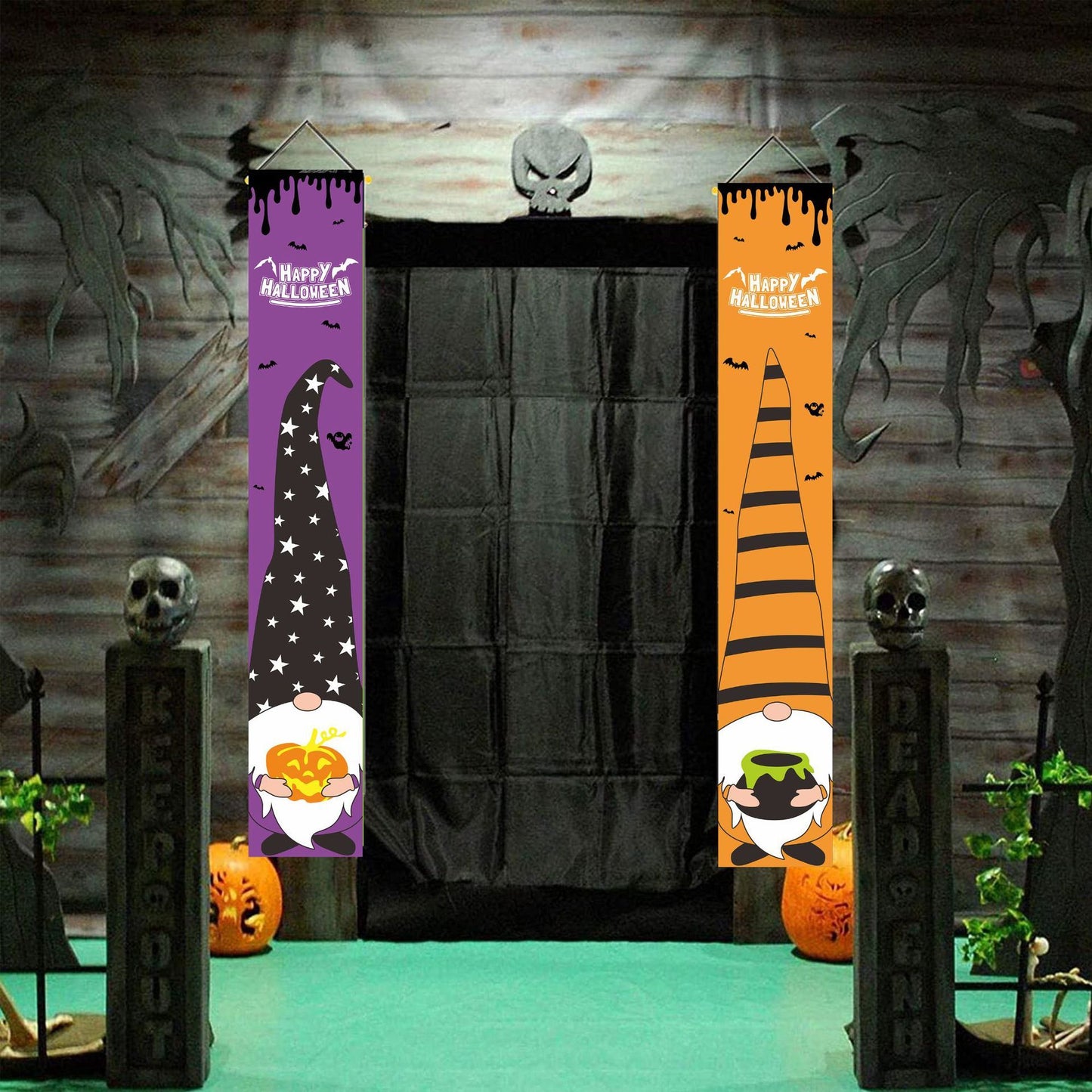 Halloween Banner Couplet Cartoon Printing Party Decoration Supplies