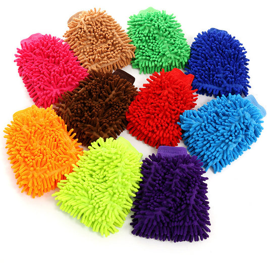 Double-sided Car Washing Gloves Car Cleaning Tools