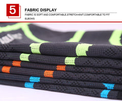 AOLIKES 1PCS Breathable Elbow Support Basketball Football Sports Safety Volleyball Elbow Pad Elastic Elbow Supporter