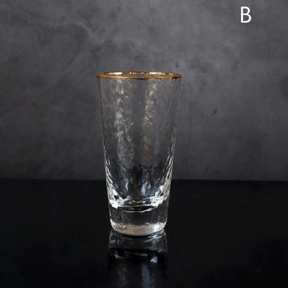 Heat-resistant hammer grain glass