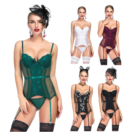 Sexy waist and chest support suit