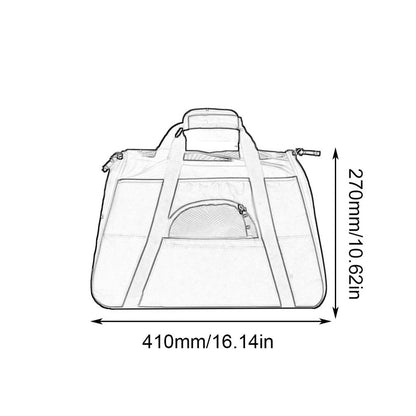 Portable Breathable Solid Color Travel Bag Pet Bag