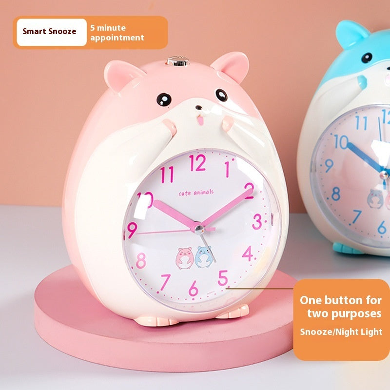 Snooze Talking Student Lovely Bedroom Mute Bedside Alarm Clock