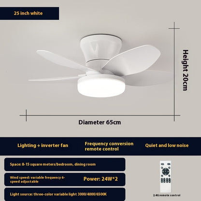Bedroom Mini Ultra-thin Ceiling Full Spectrum Xiaoai Smart Ceiling Fan Lights