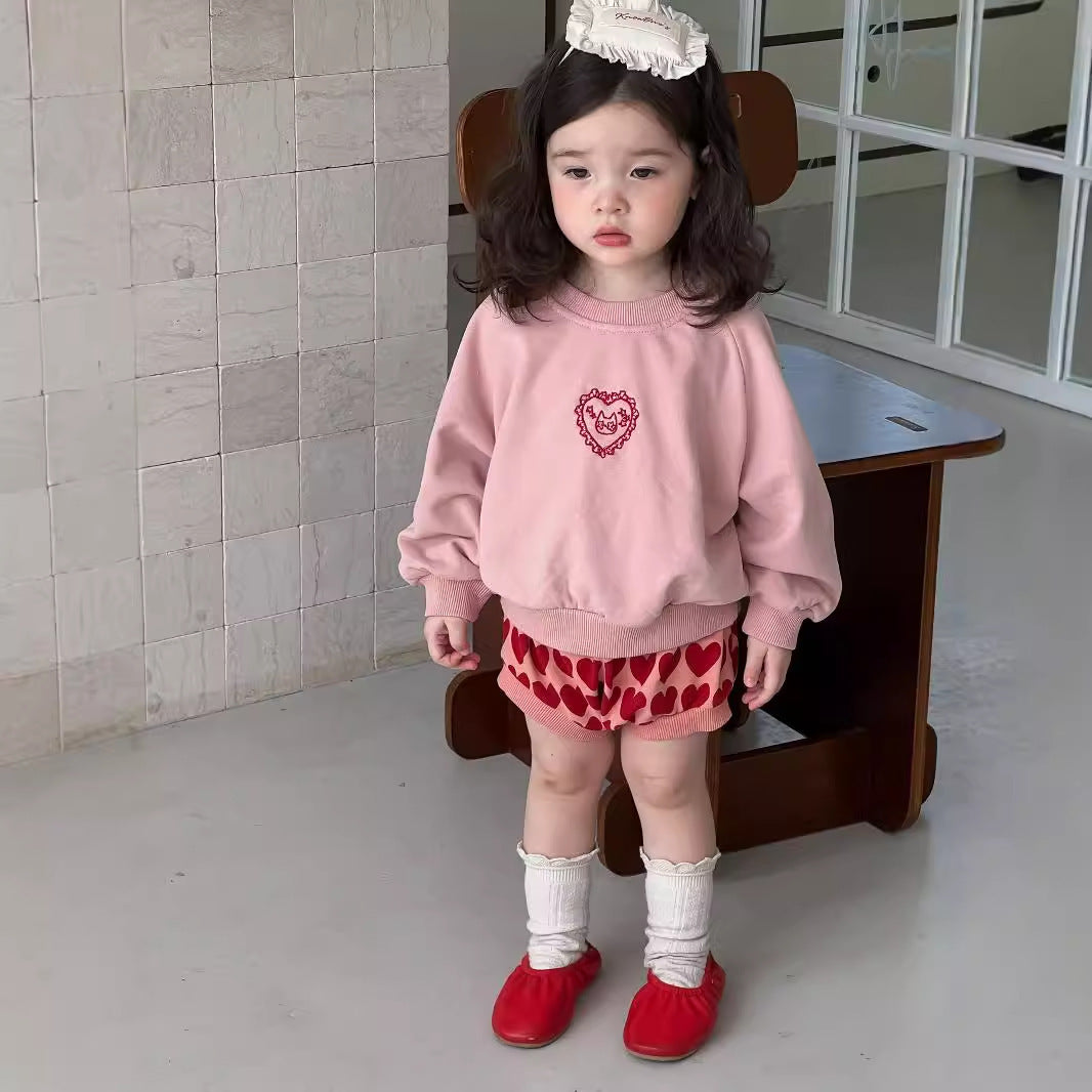 Baby Sweater Two-piece Korean Children's Clothing Children's Autumn Clothing