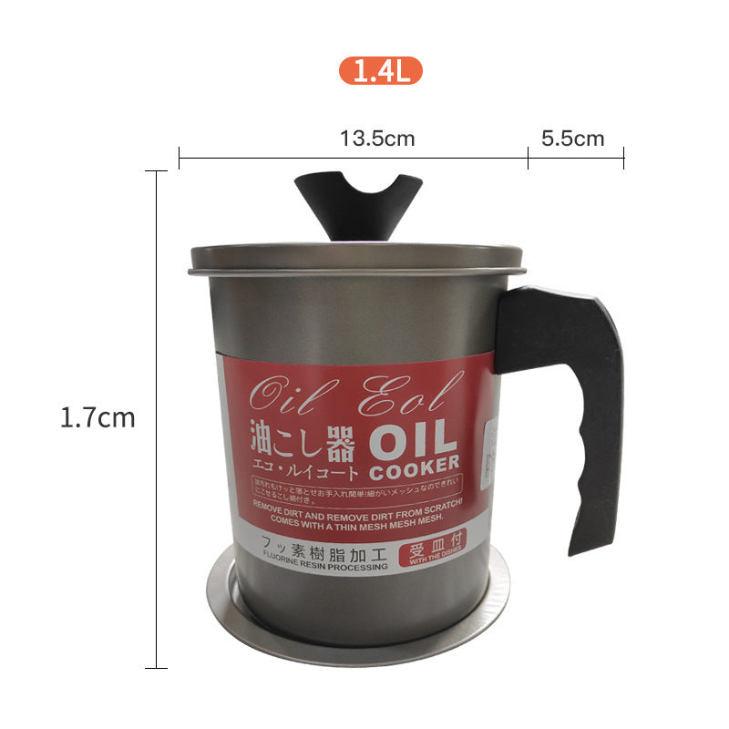 Kitchen Oil Storage Supplies Household Filter Oil Can