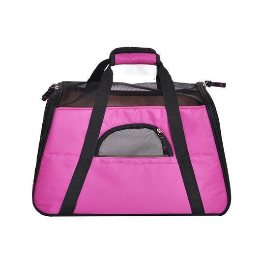 Portable Breathable Solid Color Travel Bag Pet Bag