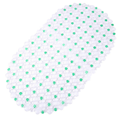 Transparent bathroom mat
