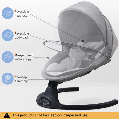 Smart Baby Swing with Remote
