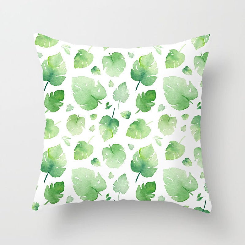 Blue And Green Printed Ins Pillow Cushion Cover Household Supplies Pillow Cover Can Be Set