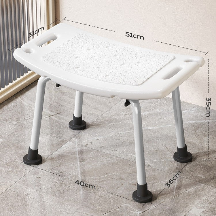 Anti-rust Aluminum Alloy Bath Shower Chair Bathroom
