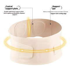 Strong Thin Breathable Waist Supporter Professional Exercise Workout Training Women's Lumbar Compression Support