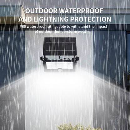 Solar Powered Human Body Sensing Courtyard Wall Lamp, Outdoor Waterproof, Outdoor Household Courtyard Exterior Wall, Villa Door Lighting