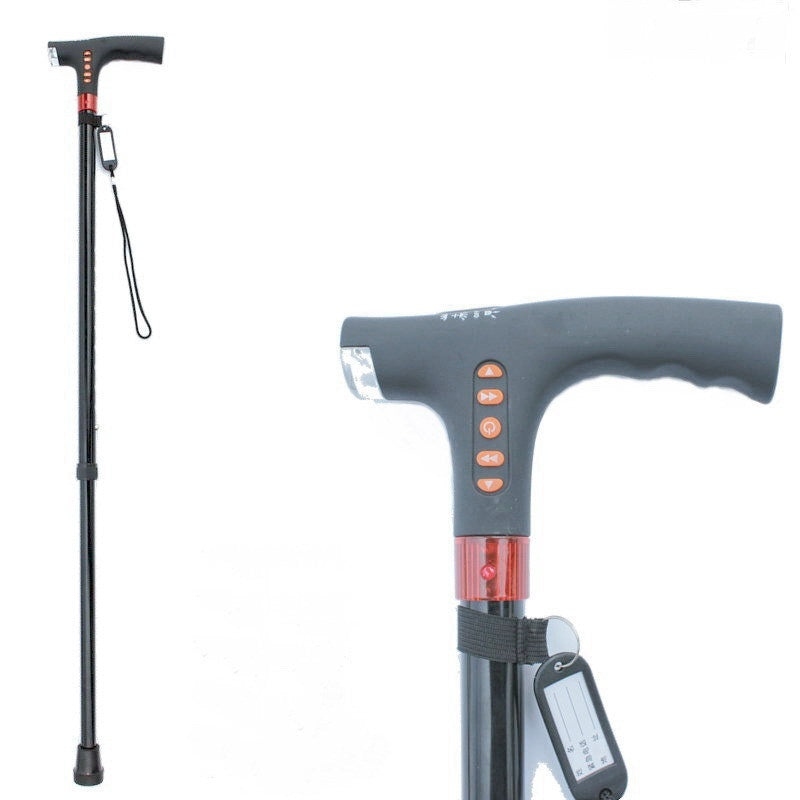 Smart Crutches Multi-function Radio Cane Lighting