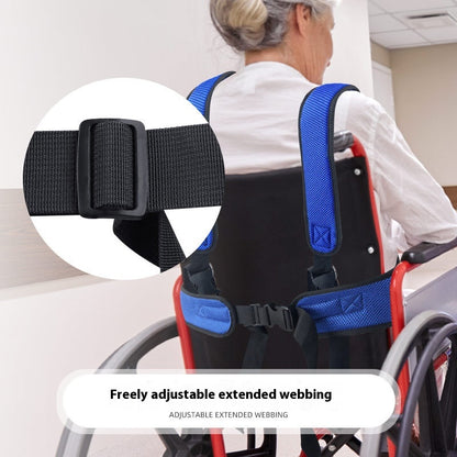 New Wheelchair Waist Girdling Band Mesh Breathable Elderly Wheelchair Anti-fall Azimuth Support Fixed Protecting Band