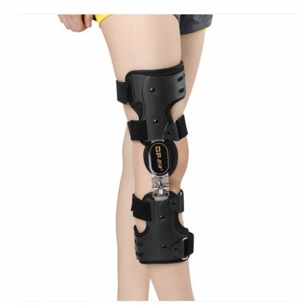 Adjustable knee brace for correction of O-leg knee
