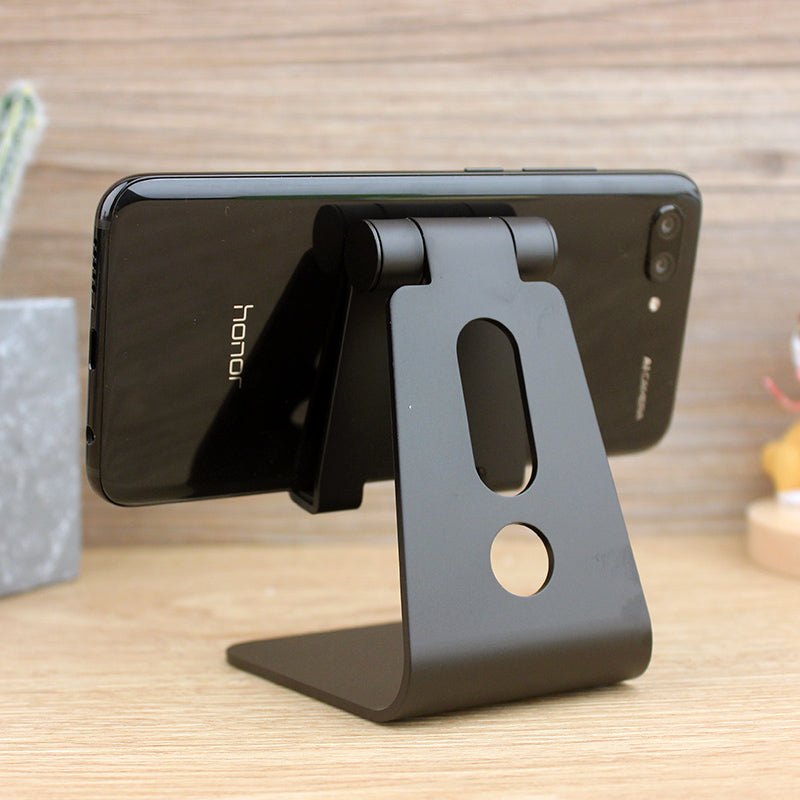 Aluminum cell phone stand